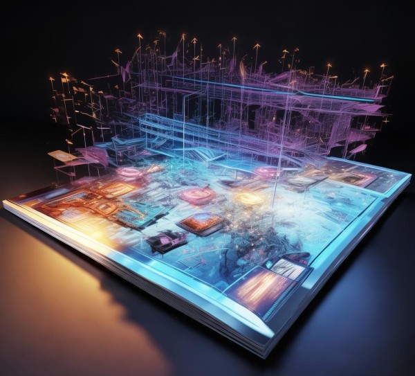 文创产品3D画册设计图，创新的创意与技术的融合